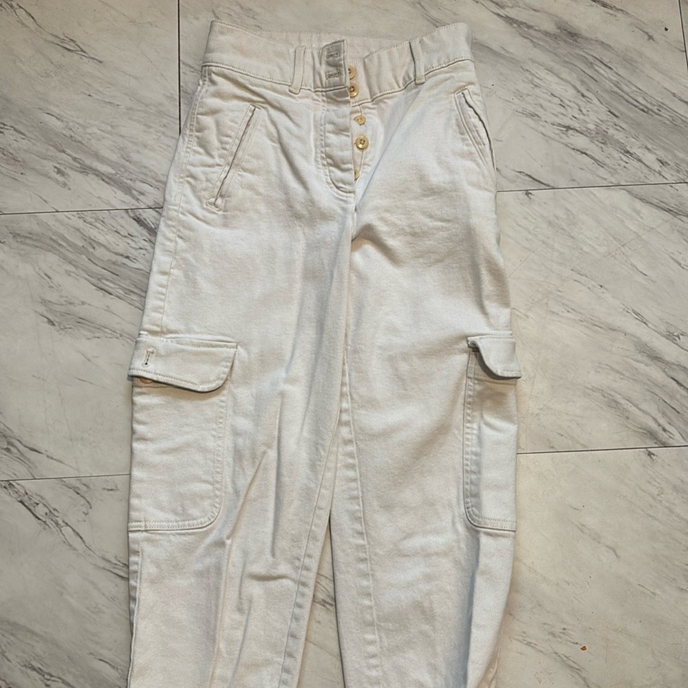 Straight leg Wilfred cargo pants in shade birch